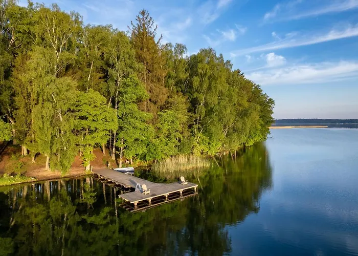 Villa Mazursko - Komfortowe 8 Osobowe Nad Jeziorem, Balia Lub Sauna